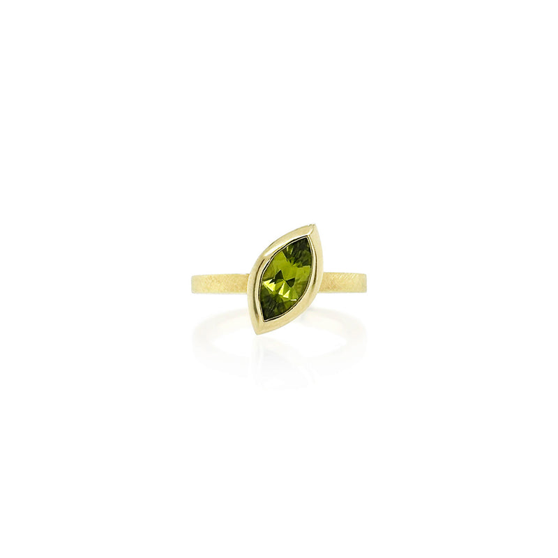 One-Of-A-Kind Marquise Arizona Peridot Ring