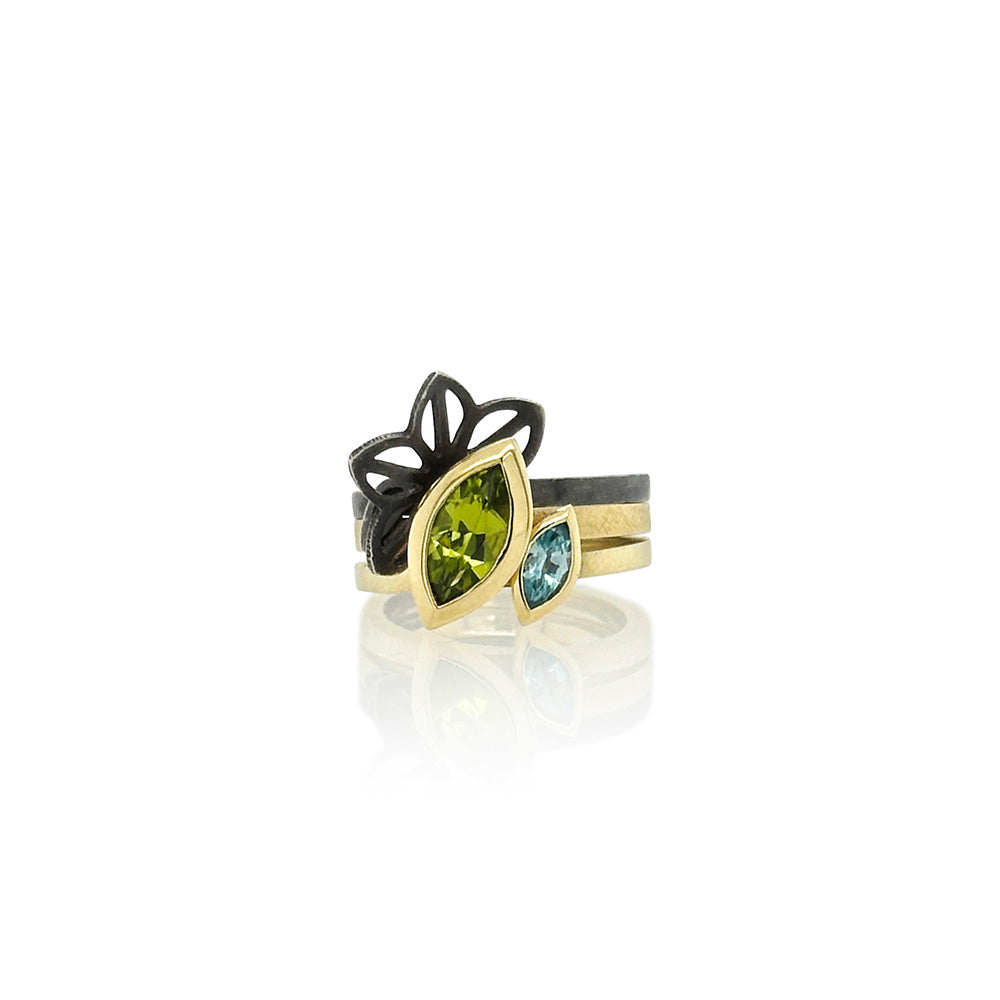 One-Of-A-Kind Marquise Arizona Peridot Ring