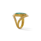 Sonoran Turquoise and Diamond Ring