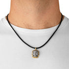 Muonionalusta Meteorite Skull Pendant