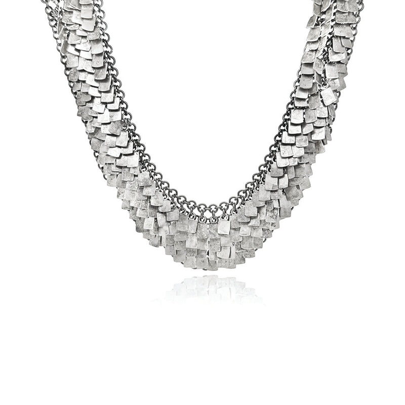 Silver Shake Necklace
