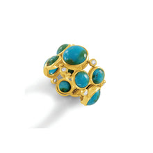 Sonoran Turquoise and Diamond Ring