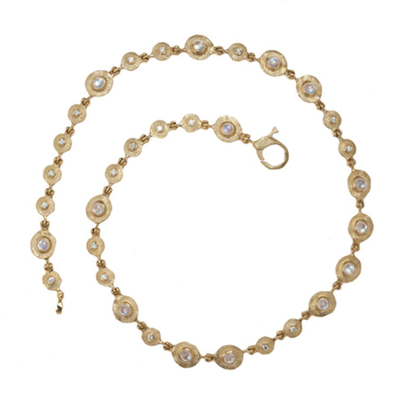 "In the Clouds" Moonstone Necklace