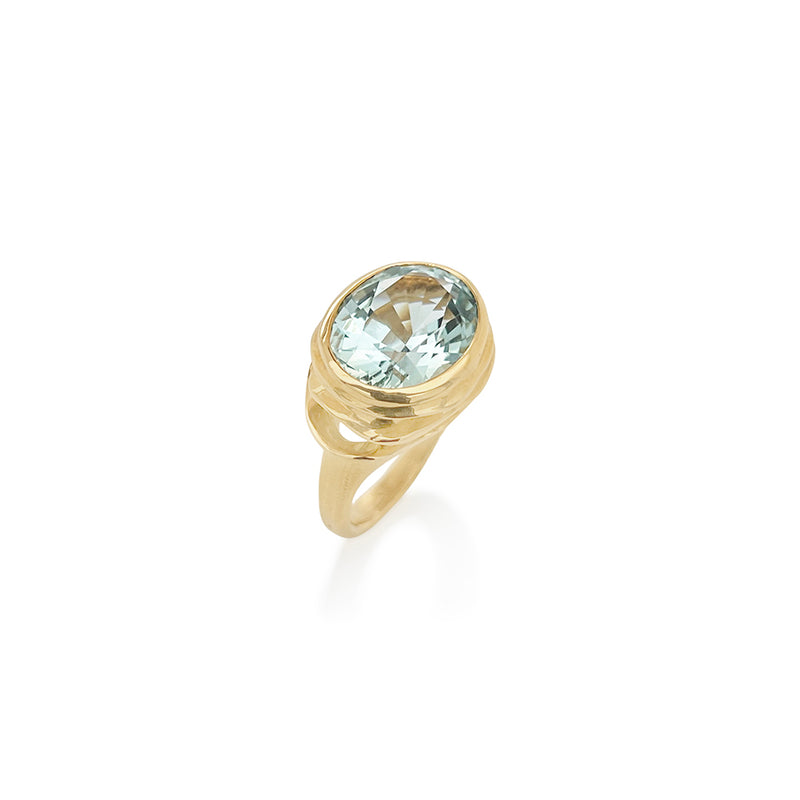 Large Aquamarine Ring