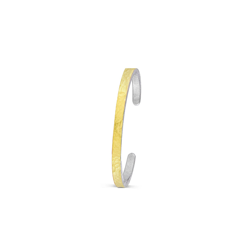 Cuff Bracelet with 18K Yellow Gold