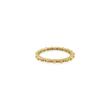 18K "Pins and Needles" Ring with White Diamonds