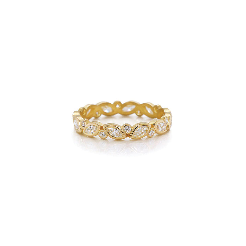 "Luisa" Ring with Diamonds