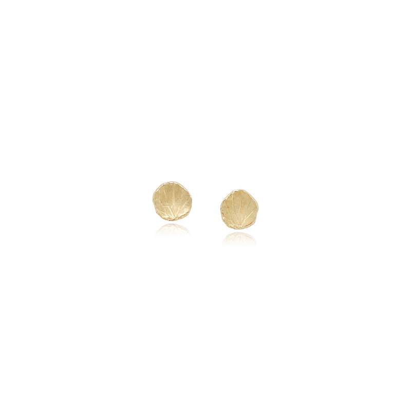 Small Petal Earrings in 18K Gold