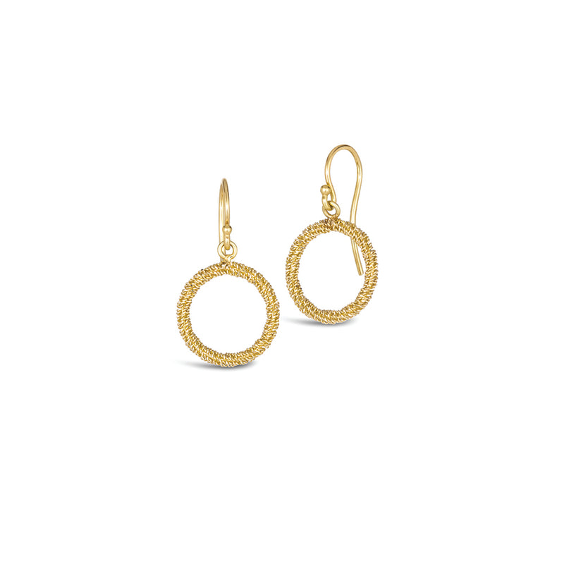 Stardust Small Circle Earrings
