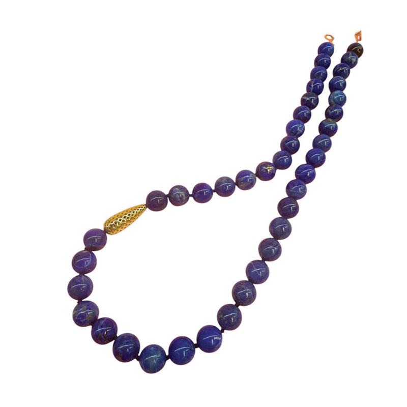 Lapis Beaded Necklace