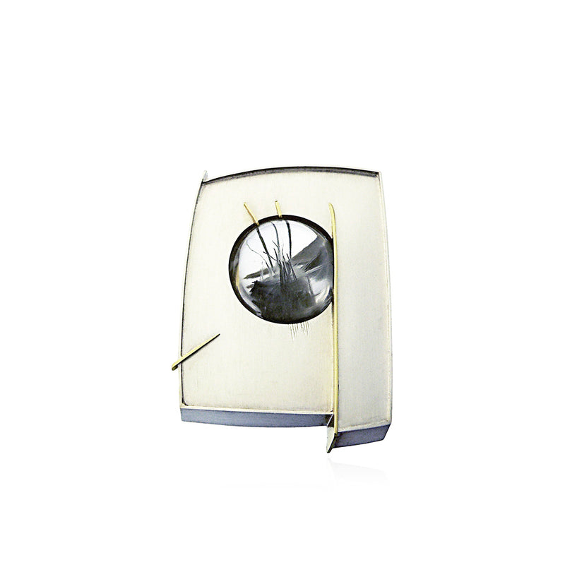 "Brookite Inclusion" Brooch