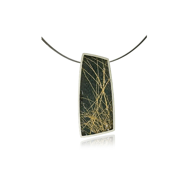 Small Modified Rectangle Pendant, #2
