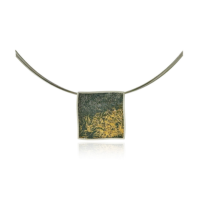 Small Modified Square Pendant #1