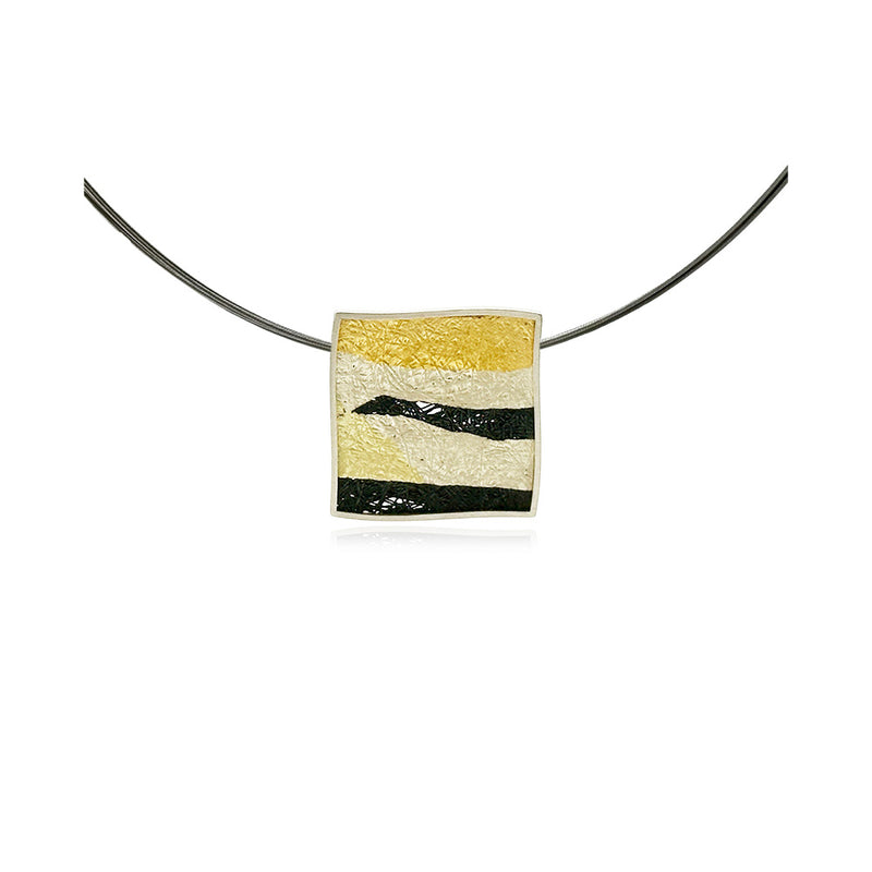 Small Modified Square Pendant #3