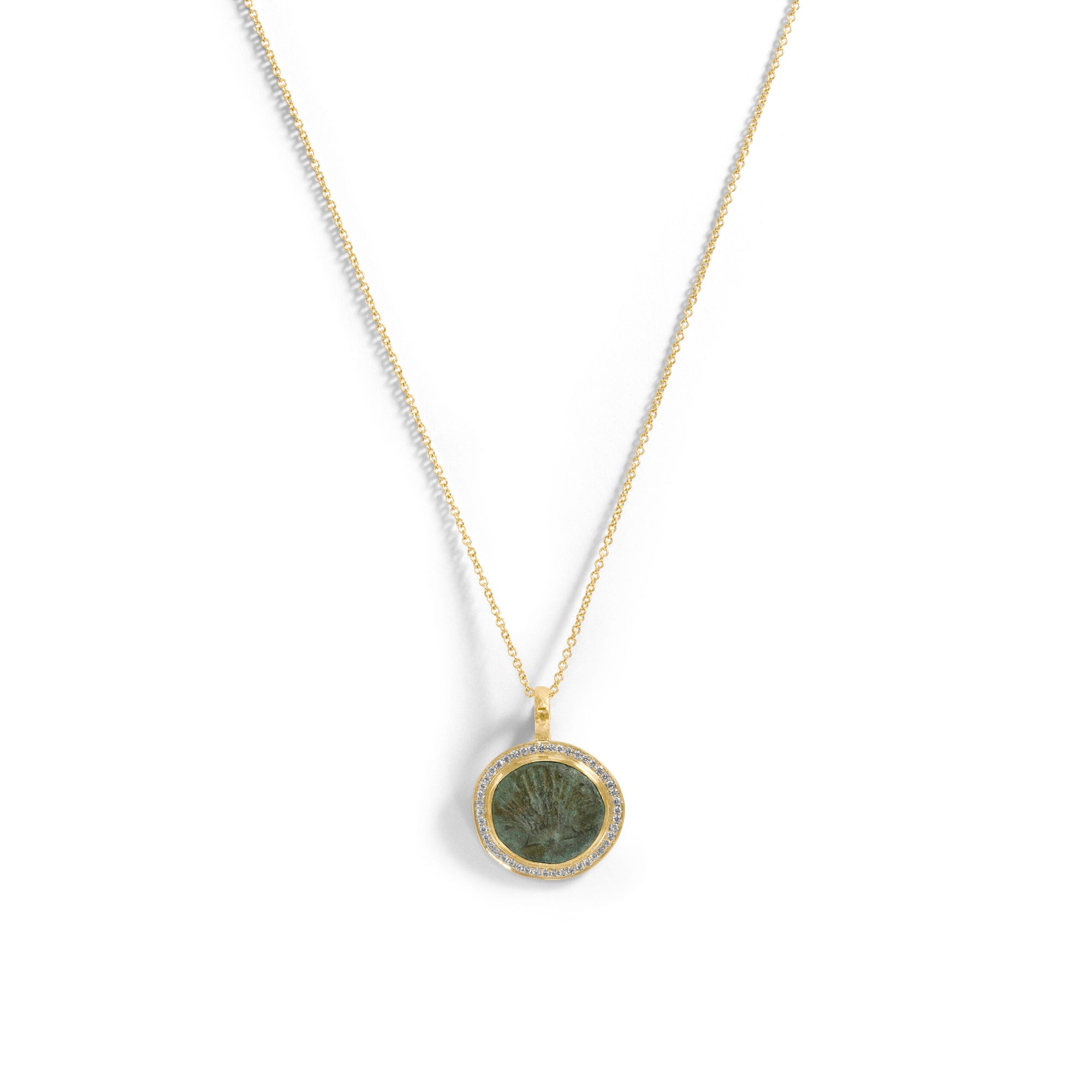 Shell Coin Pendant
