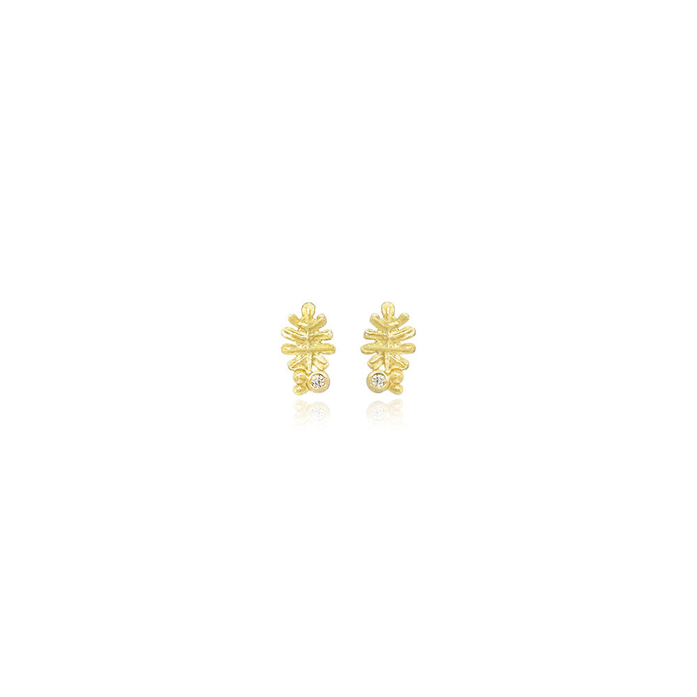 oak leave earrings