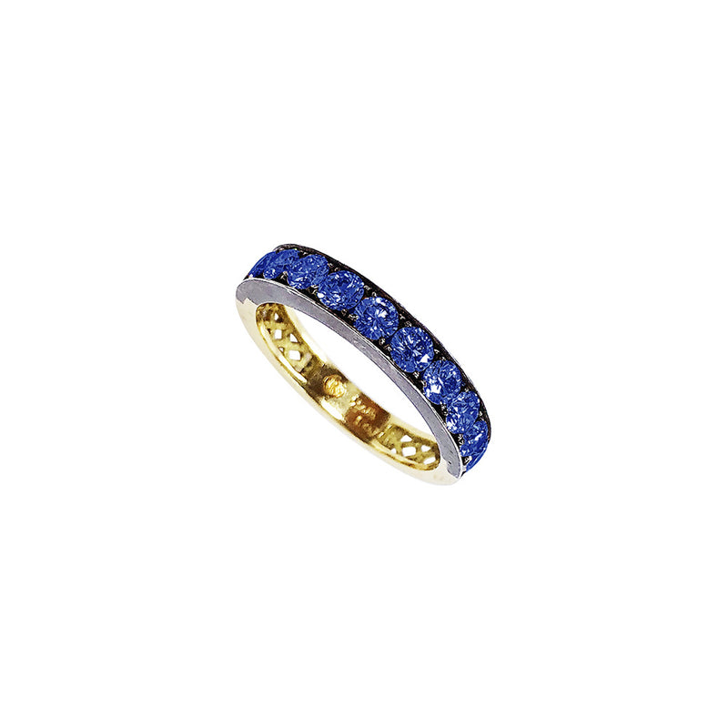 Sapphire Crownwork Stacker Band