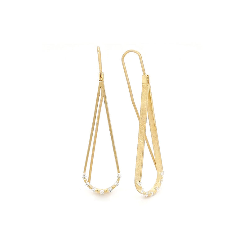 Tear Drop "Leaf" Earrings