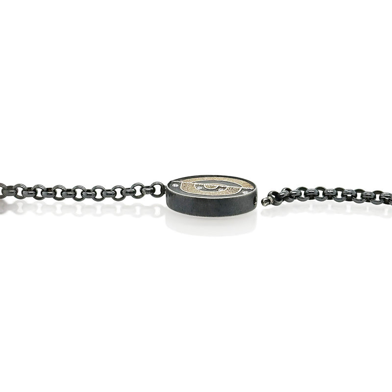 Round Vario Clasp with Diamonds