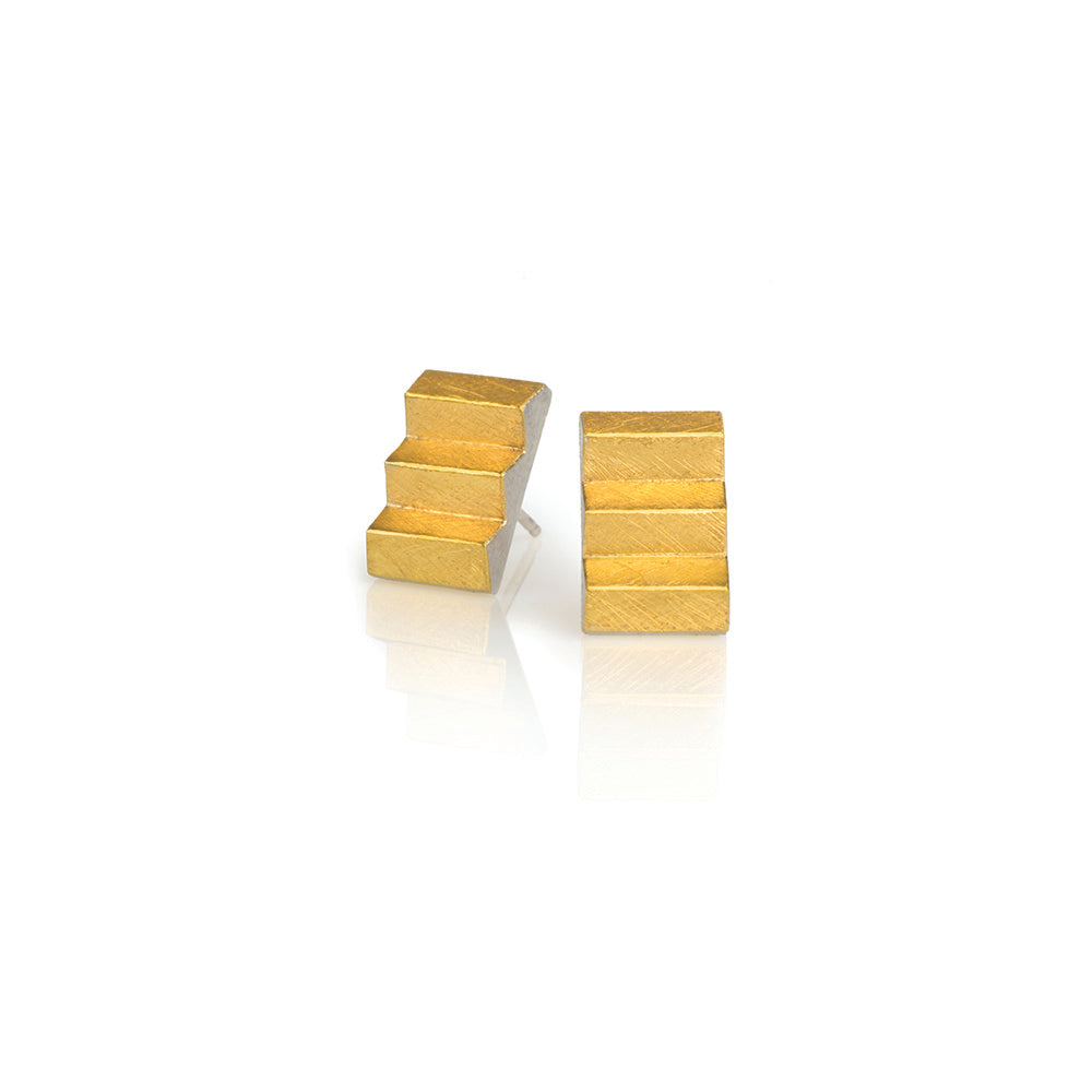 small "rooftop" earrings