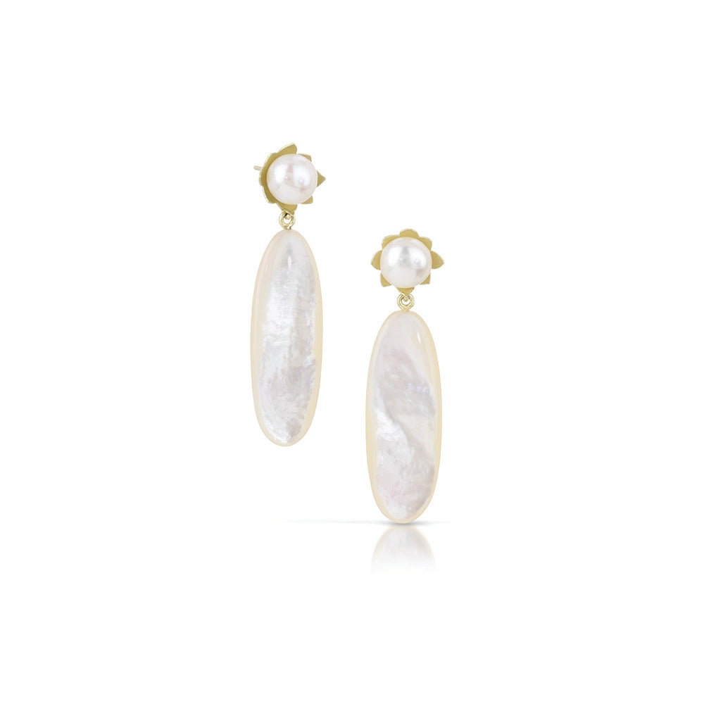 Snow drop earrings