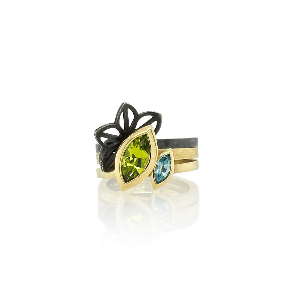 Petite Anise Origami Ring