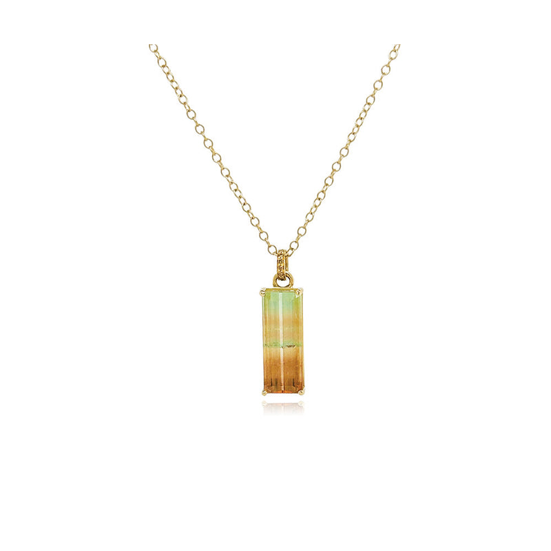 Multi-Color Tourmaline Pendant