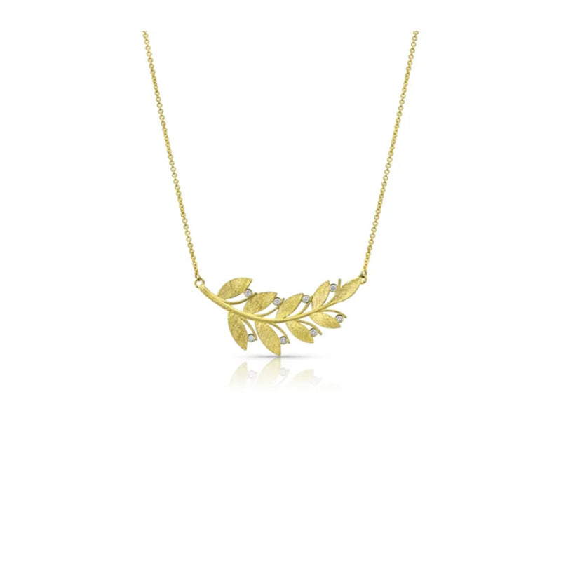 "Laurel" Leaf Necklace