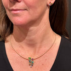 Munsteiner "Context Cut" Square Multi-Color Gemstone Necklace