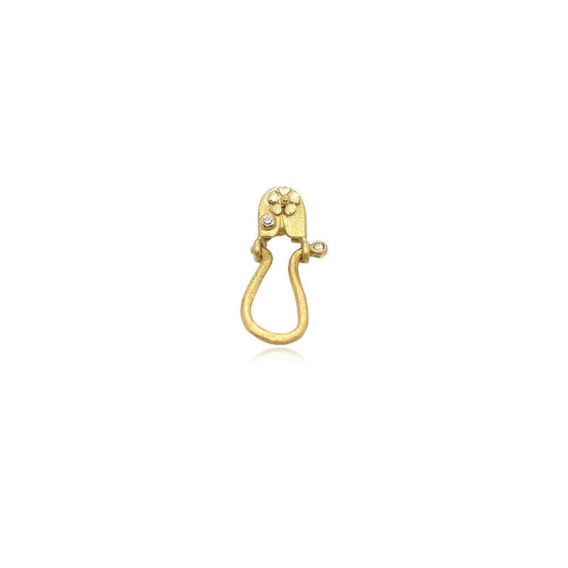 18K Yellow Gold Charm Holder