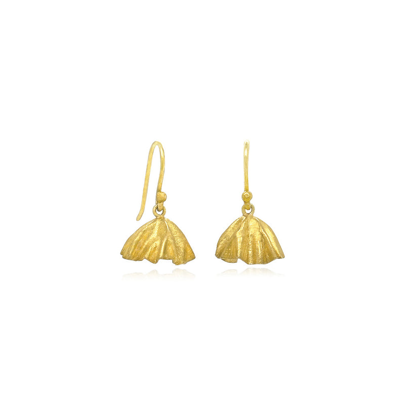 Crinkle Fold Earrings