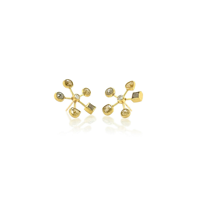 Diamond Starburst Earrings