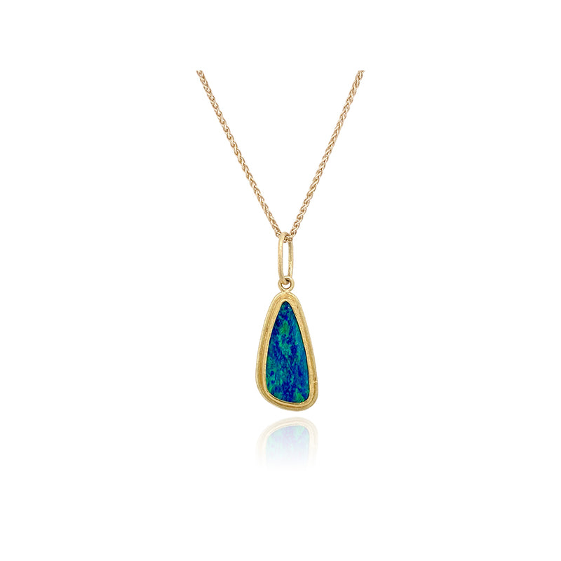 Australian Boulder Opal Doublet Pendant