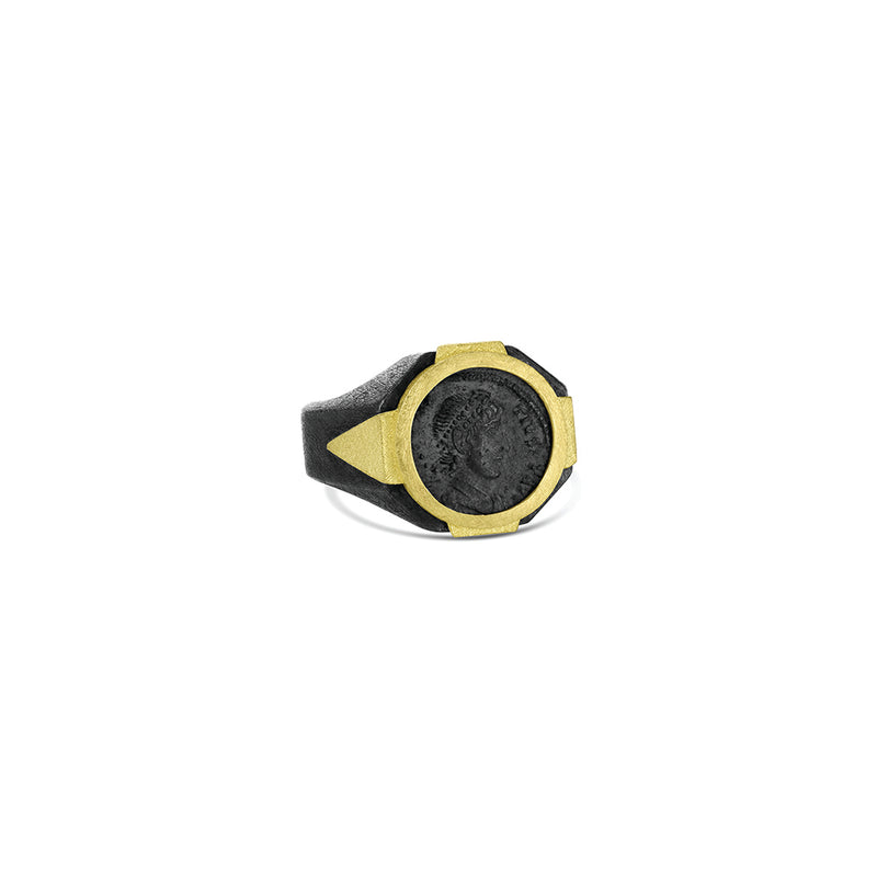 Ancient Roman Coin Ring