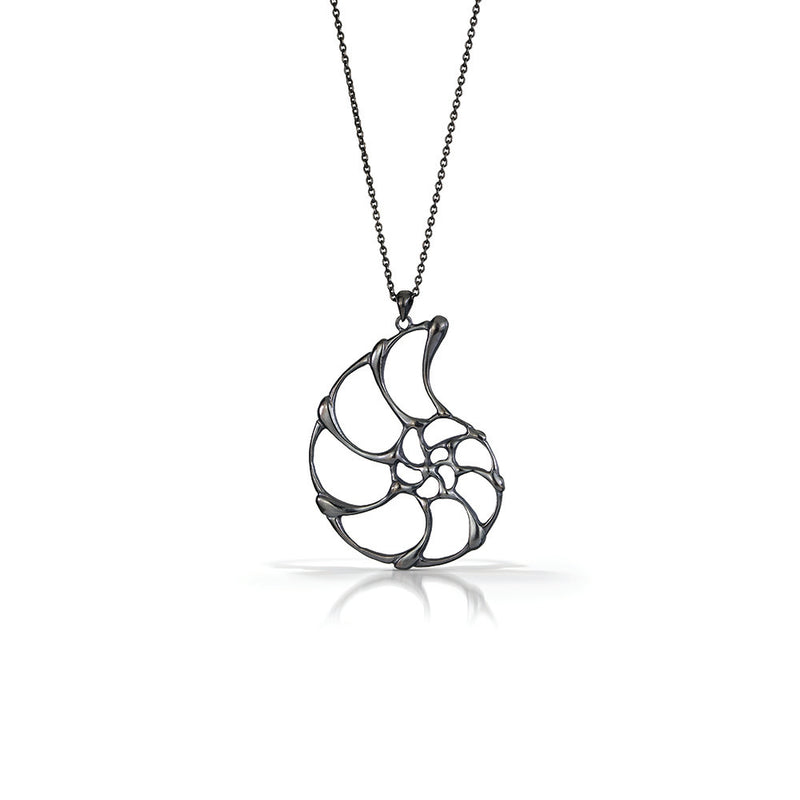Large Open Ammonite Pendant