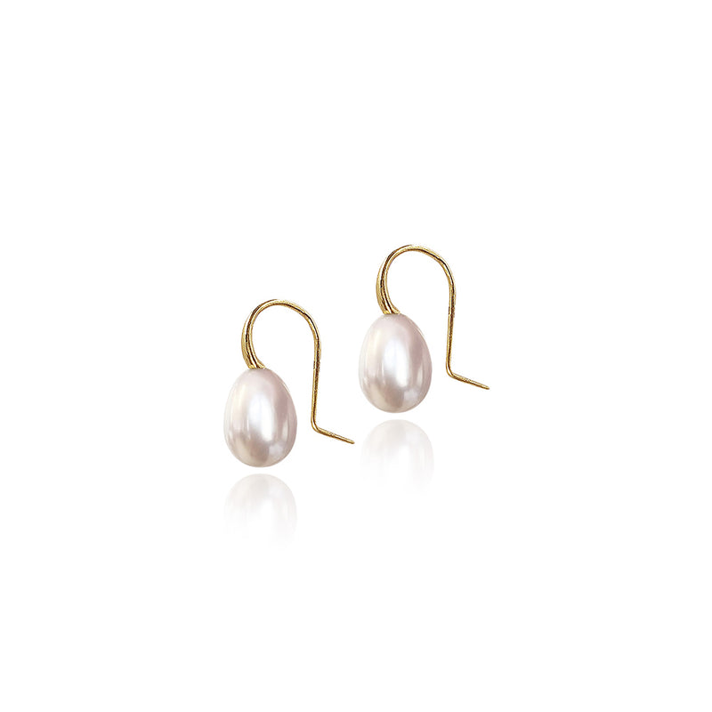 Pearl Earrings on Hooks