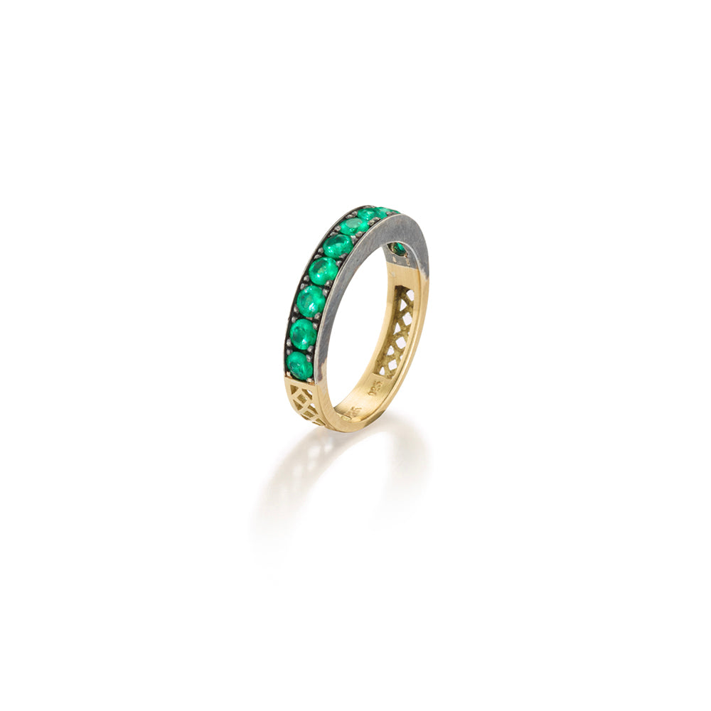 emerald stacker band