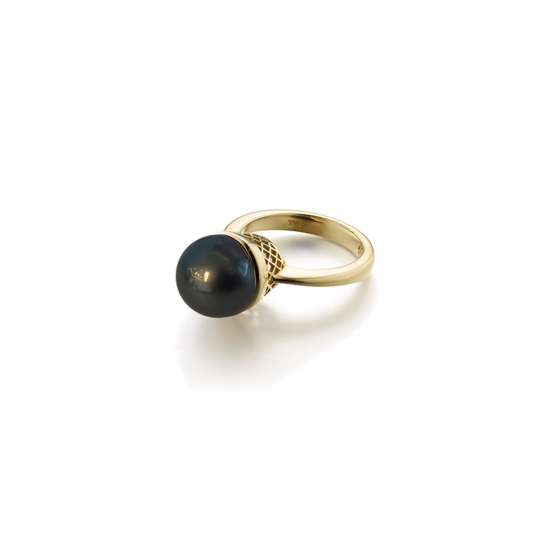 Tahitian Pearl Crownwork Ring