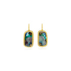 australian boulder opal split earrings