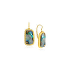 australian boulder opal split earrings