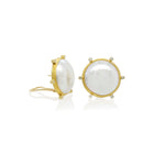 japanese mabe pearl earrings