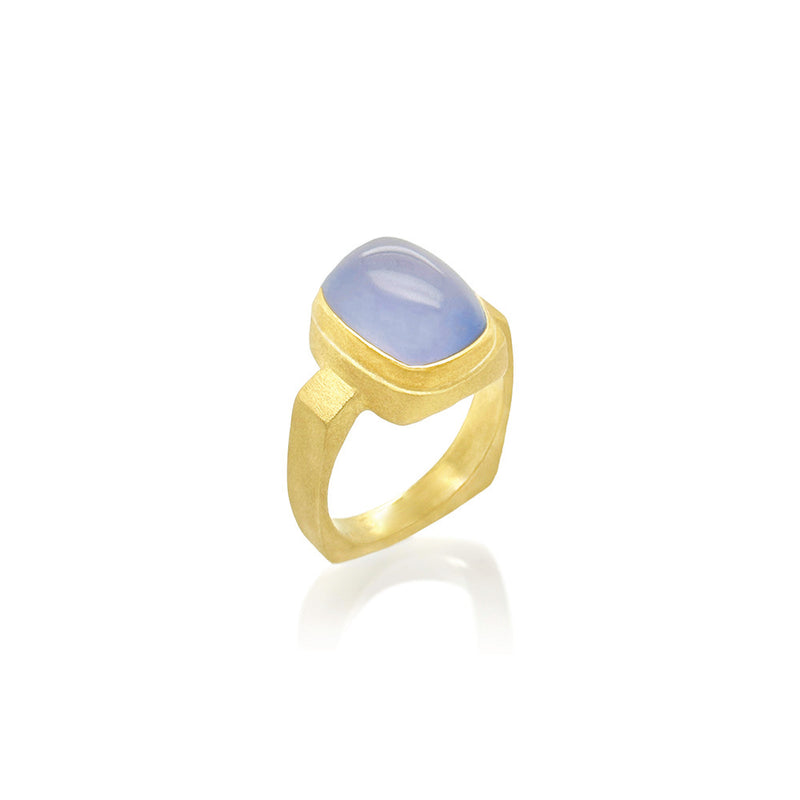 Blue Chalcedony Ring