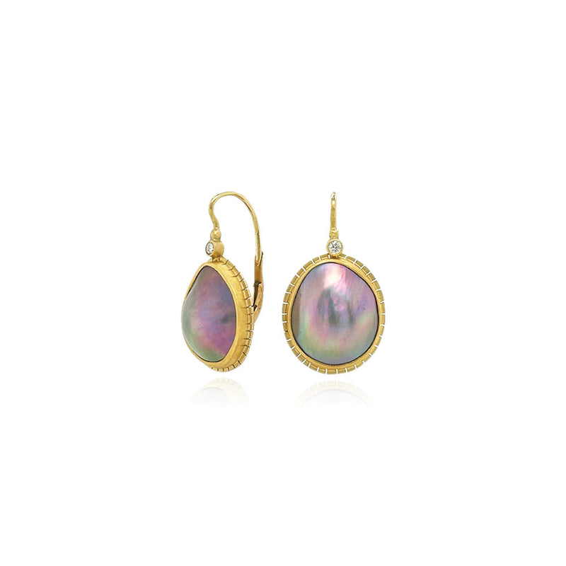 Sea of Cortez Mabe Pearl Earrings