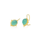 seafoam chalcedony earrings