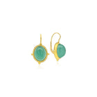Seafoam chalcedony earrings