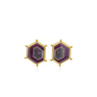 Sapphire crystal earrings