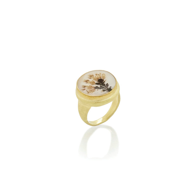 Dendritic Agate Ring