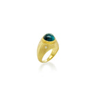 Indicolite blue tourmaline ring