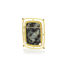 Astrophyllite Brooch