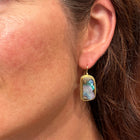 Australian Boulder opal Split earrings